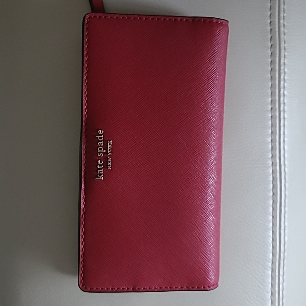 Kate Spade Brick Red Wallet - Picture 10 of 11